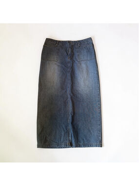 Zana di Vintage Long Jean Skirt - Size 11